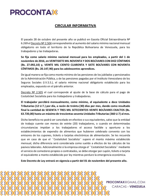 Circular - Aumento de Sueldo Mínimo y Cestatickets 1 Noviembre 2016-001.jpg